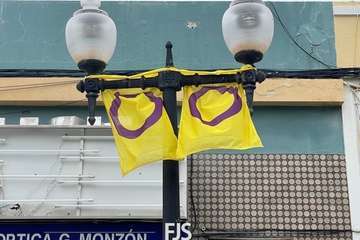 El movimiento LGTBIQ+ alumbra Los Llanos de Telde/Francisco Javier Santana.