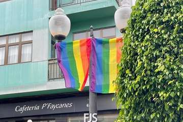 El movimiento LGTBIQ+ alumbra Los Llanos de Telde/Francisco Javier Santana.