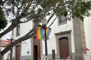 El movimiento LGTBIQ+ alumbra Los Llanos de Telde/Francisco Javier Santana.