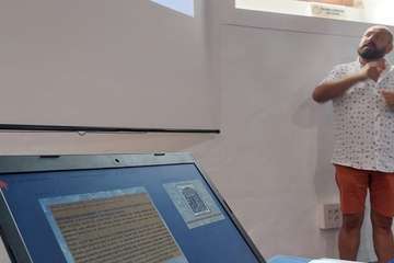 Mireles imparte en Telde la segunda sesión del curso de iniciación a la arqueología/TA.