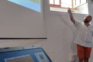 Mireles imparte en Telde la segunda sesión del curso de iniciación a la arqueología/TA.