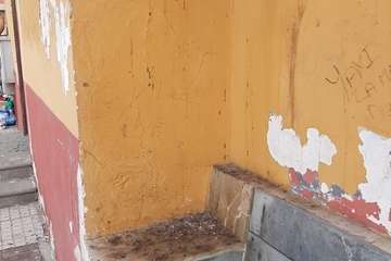 La plaza y fachada de La Garita, dejadas de la mano de Dios/TA.