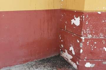 La plaza y fachada de La Garita, dejadas de la mano de Dios/TA.