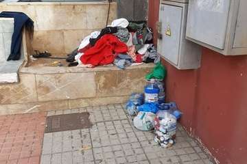 La plaza y fachada de La Garita, dejadas de la mano de Dios/TA.