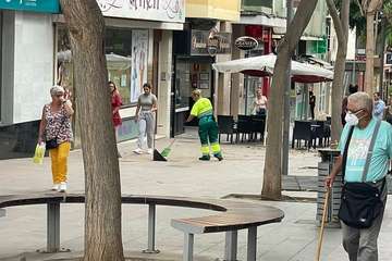 Limpieza tras la denuncia ciudadana a través de TELDEACTUALIDAD/TA.