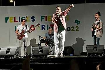 Concierto del cantante Adonay Santana y actuación del humorista Iván El Bastonero en La Garita/TA.