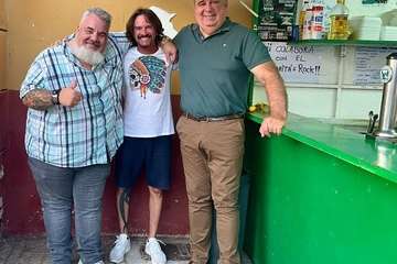 Concierto del cantante Adonay Santana y actuación del humorista Iván El Bastonero en La Garita/TA.