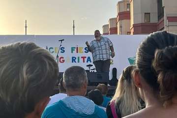 Concierto del cantante Adonay Santana y actuación del humorista Iván El Bastonero en La Garita/TA.