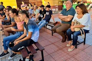 Concierto del cantante Adonay Santana y actuación del humorista Iván El Bastonero en La Garita/TA.