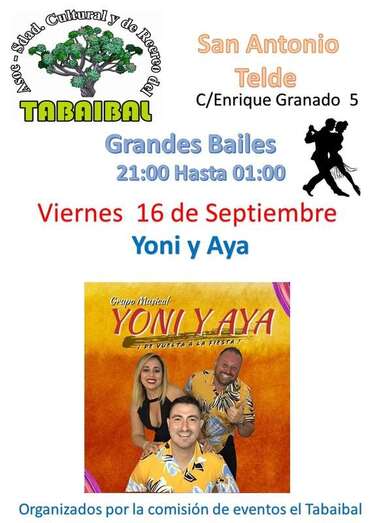 Cartel del baile de este viernes/TA.