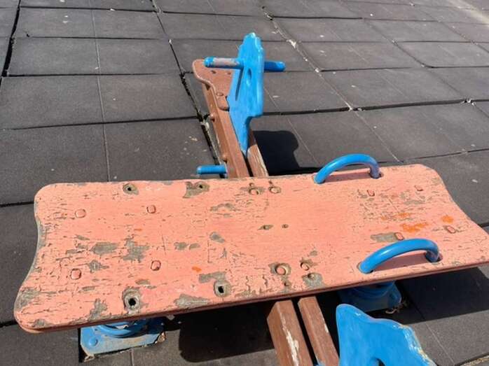 Imagen de uno de los equipamientos del parque infantil de San Antonio / TA