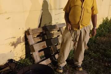 Los participantes en el curso de Agricultura Ecológica celebran Los Finaos/TA.