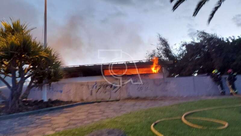 Imagen de archivo de un incendio en el equipamiento/TA.