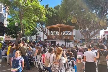 Disfrute infantil en Telde con el espectáculo musical 'Mi camino'/TA.