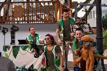 Disfrute infantil en Telde con el espectáculo musical 'Mi camino'/TA.