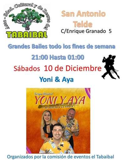 Cartel del baile de este sábado/TA.