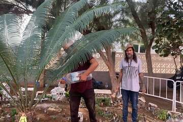 El belén al aire libre de La Garita, listo para su inauguración este sábado/TA.