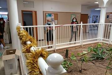  La Navidad ya se siente en el Centro de Salud de Las Remudas/TA.