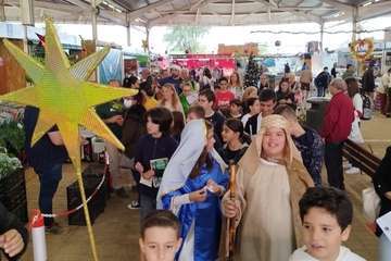  Cánticos navideños en el Mercado Municipal de Telde/Antonio Alí.