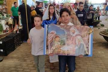  Cánticos navideños en el Mercado Municipal de Telde/Antonio Alí.