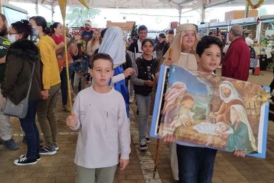  Cánticos navideños en el Mercado Municipal de Telde/Antonio Alí.