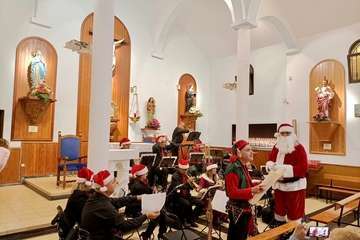 La Banda Municipal de Telde se encomienda a Santa Rita/TA.