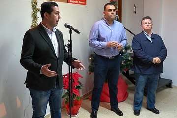 El PSOE de Telde brinda por la Navidad/TA.