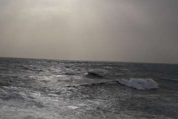 Mar enfurecido en la costa de Telde/TA.