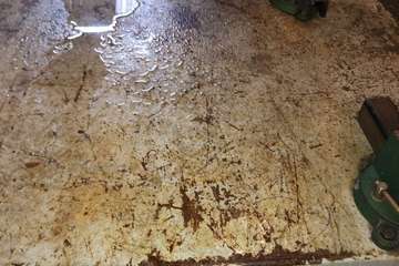  Las filtraciones de agua inundan de nuevo los talleres de Automoción del IES de Las Remudas/TA,