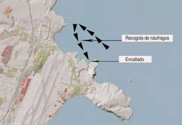 Trayectoria aproximada del Tikonko 7 (Infografía GRAFCAN)