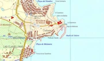 Costa de Melenara (Mapa GRAFCAN)