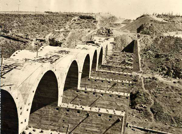 Trabajos de construcción del puente de Silva (Foto Archivo de TA)