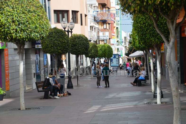 El núcleo comercial de Los Llanos (Foto TA)