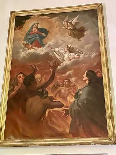 Cuadro de Ánimas de la Parroquia de San Gregorio/Antonio González Padrón.