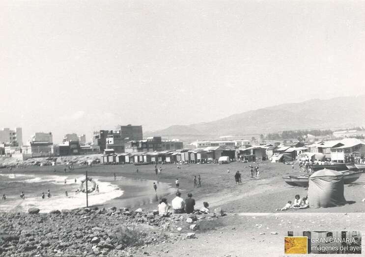 Imagen antigua de Melenara/Gran Canaria, imágenes del ayer.