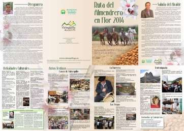 Cartel con el programa de actos (Foto TA)