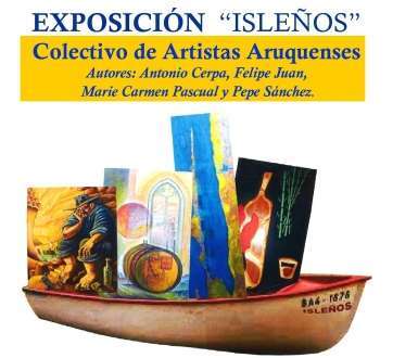 Cartel de la muestra en Valsquillo (Foto TA)