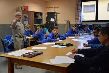 Imagen de uno de los talleres impartidos por J. Morgan en Valsequillo (Foto TA)