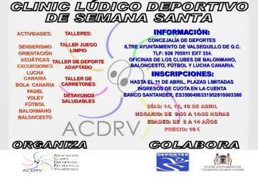 Cartel de la actividad (Foto TA)