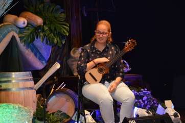 La joven timplista Valsequillera Laura Martel (Foto TA)