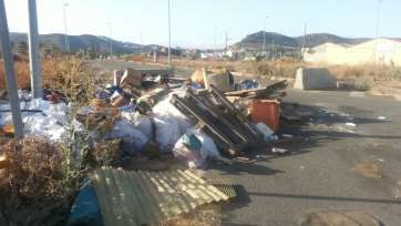 Vertedero denunciado por el PP de Valsequillo (Foto TA)