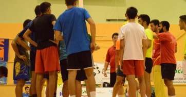 Momento del primer entrenamiento (Foto TA)