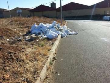 Vertido incontrolado en Valsequillo (Foto TA)