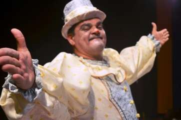 Uno de los actores de la obra (Foto TA)