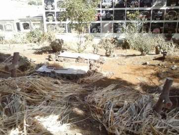 Estado del cementerio municipal de Valsequillo (Foto TA)