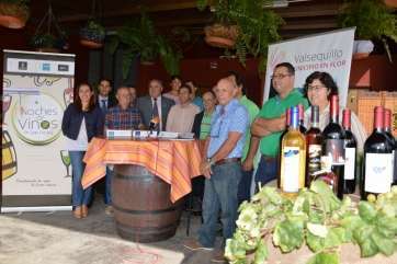 Rueda de prensa de presentación de La noche de los vinos (Foto TA)