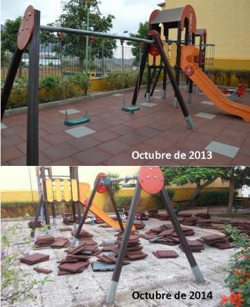Parque infantil del casco (Foto TA)