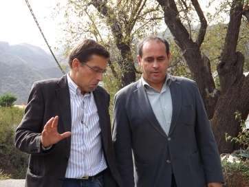 Francisco Hernández Atta junto al consejero Antonio Hernández Lobo (Foto TA)
