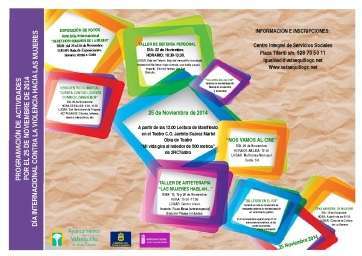 Programación de las actividades (Foto TA)