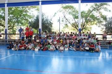 Imagen de archivo de una edición de los juegos escolares (Foto TA)